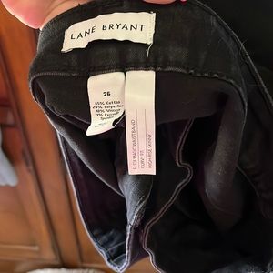 Lane Bryant Black Denim Pants